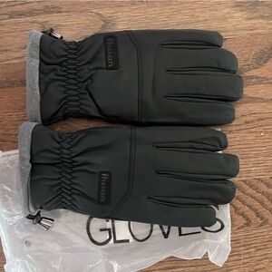 Black and Gray Men's Gloves